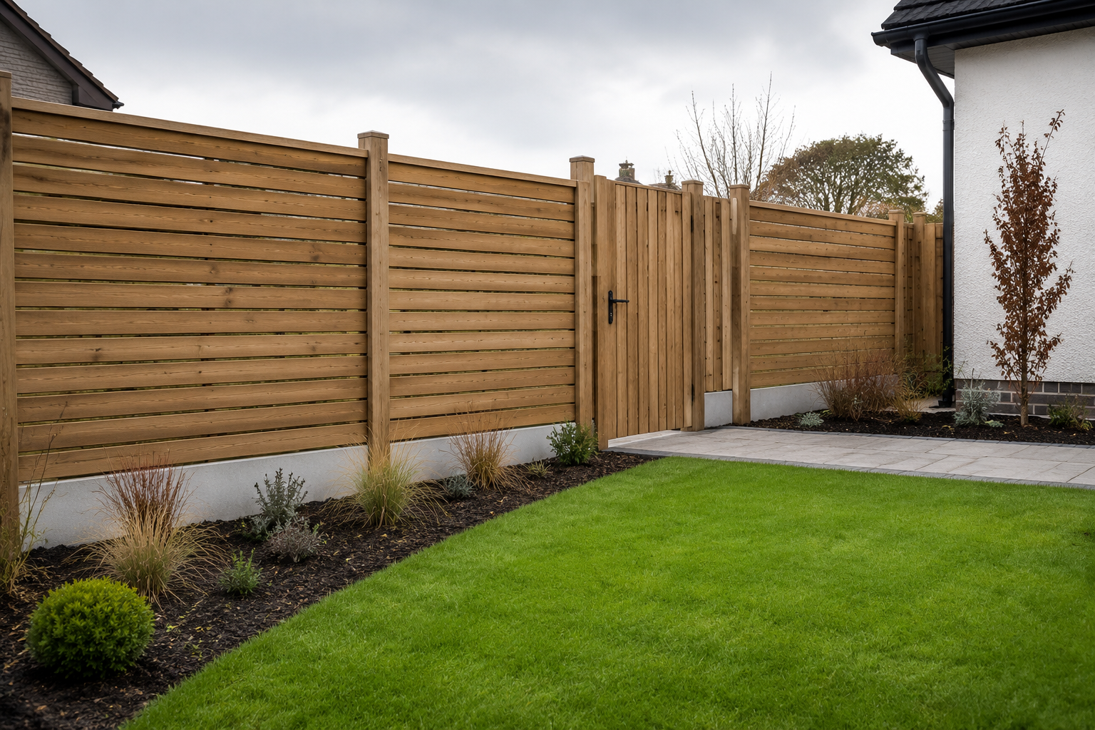 Timber Garden Fencing in Shannon
